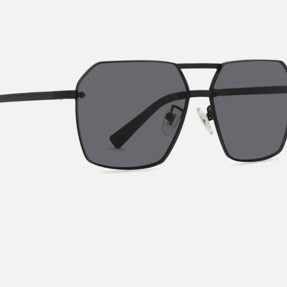 DIFF Eyewear Nolan Sunglasses-‎ Black/Grey